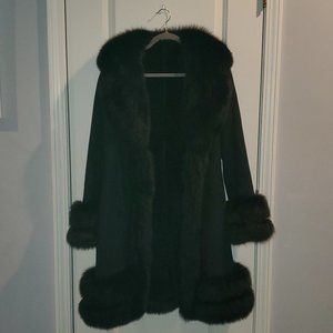 Clifford Micheal Black Mink Coat **100% REAL FUR**